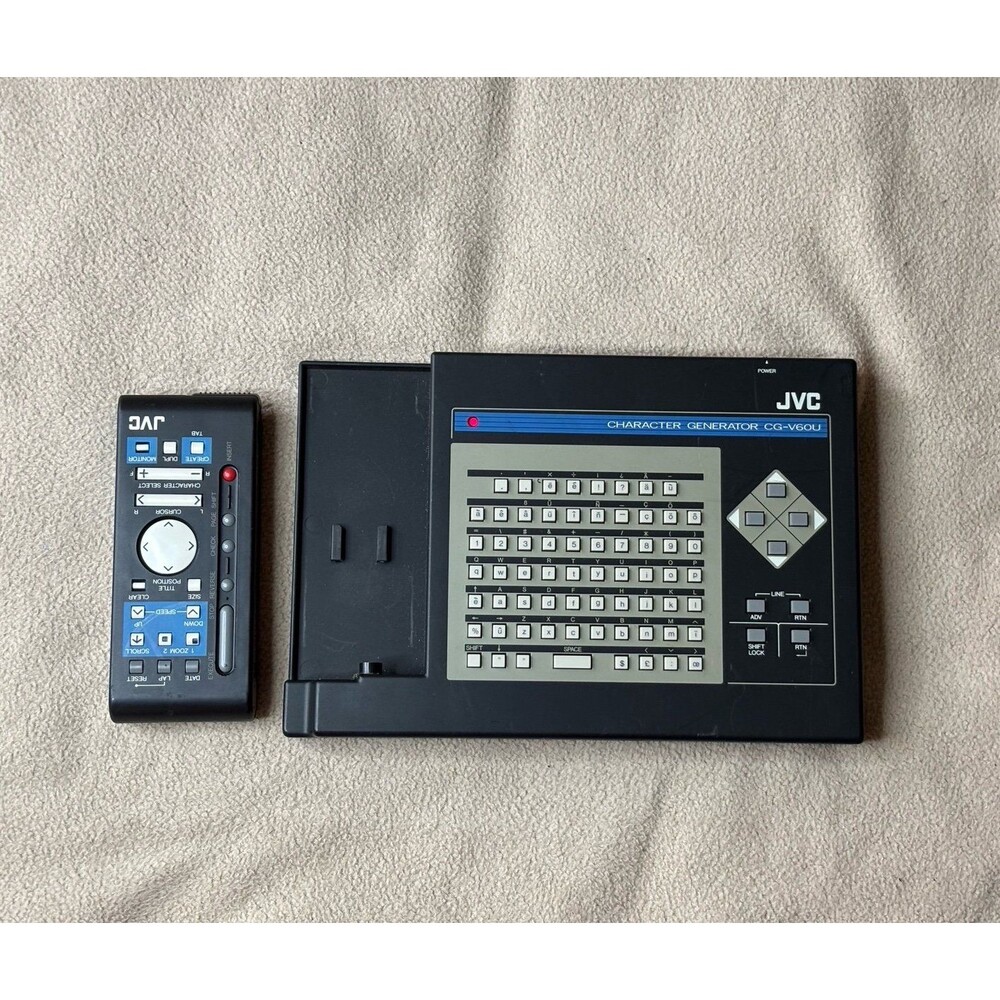 JVC CG-V60U Video Character Generator UNTESTED